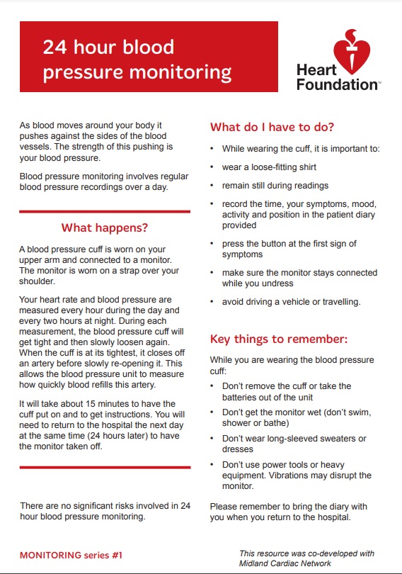 24 hour blood pressure monitoring