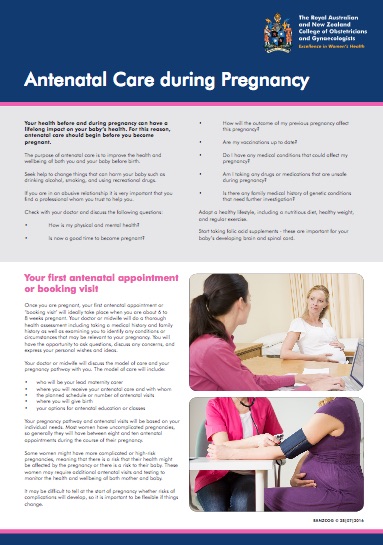 antenatal care during pregnancy