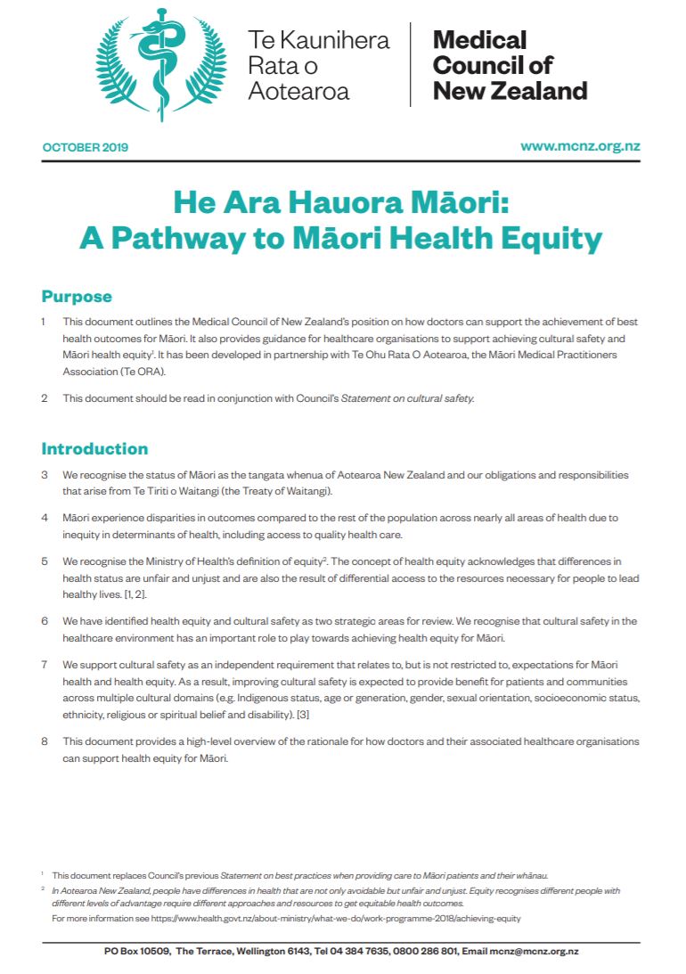 he ara hauora maori