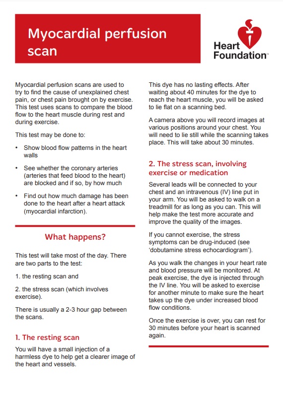 myocardial perfusion scan