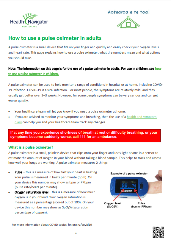 pulse oximeter