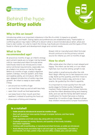 screenshot starting solids