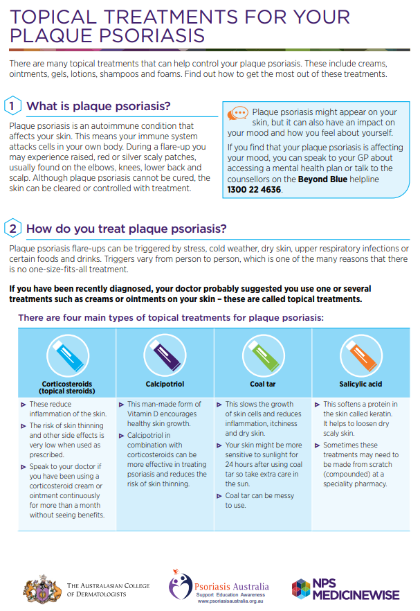 topical treatment for your plaque psoriasis