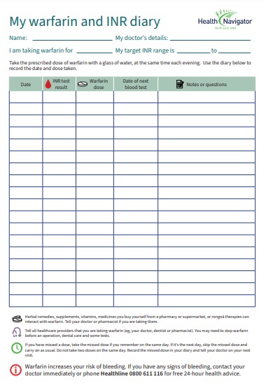 warfarin and inr diary v2