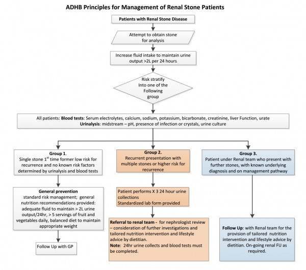 Renal stone flowchart ADHB May 2016