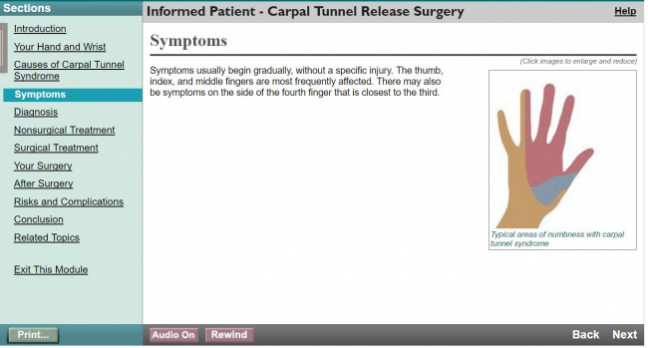 Carpal tunnel module